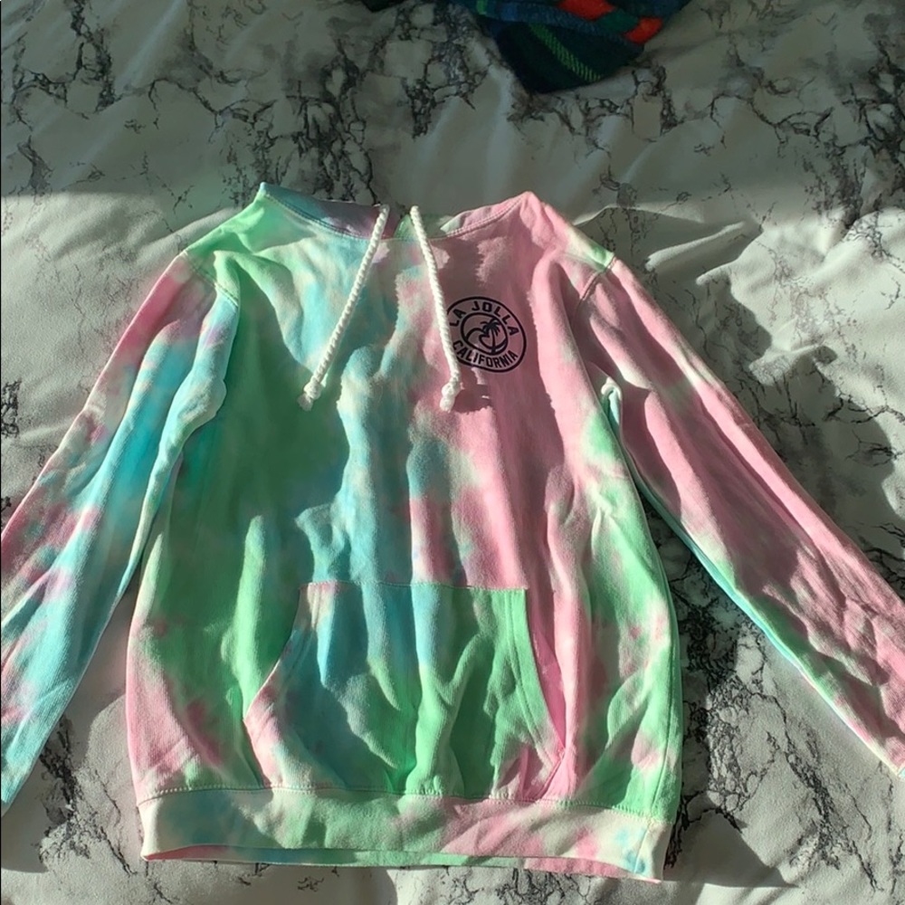 Tie dye sweatshirt from California
